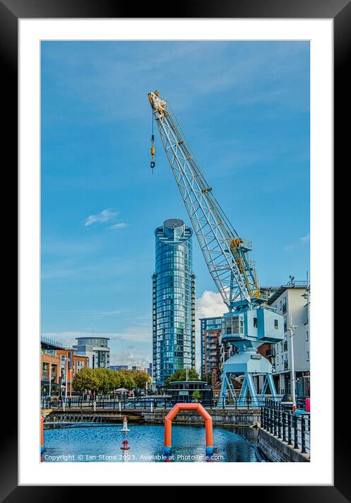 Portsmouth Harbour Building  Framed Mounted Print by Ian Stone