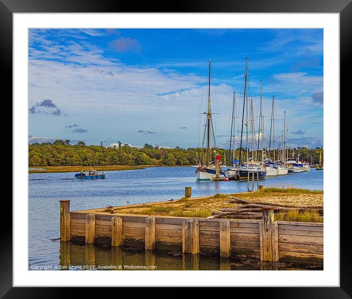 New Forest Harbour  Framed Mounted Print by Ian Stone