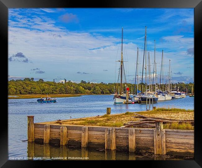 New Forest Harbour  Framed Print by Ian Stone