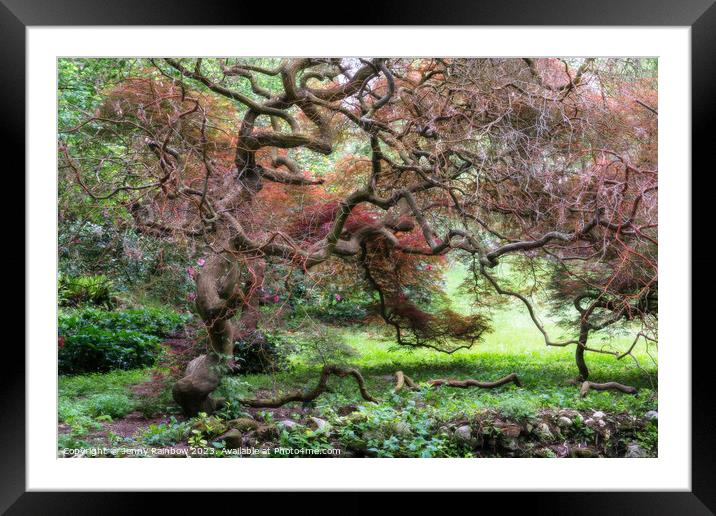 Italian Gardens - Romantic Garden of Ninfa 6 Framed Mounted Print by Jenny Rainbow