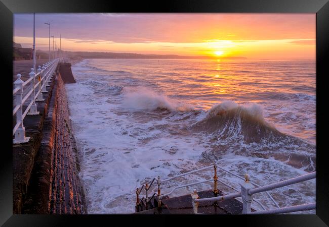 Bridlington Seascape Yorkshire Coast Framed Print by Tim Hill