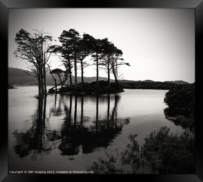 Loch Assynt Sutherland North West Scottish Highlands  Framed Print by OBT imaging