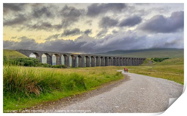 Ribblehead Viaduct Print by Azhar Fajurdeen