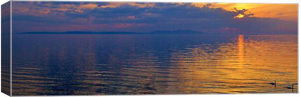 Isle of Arran sunset Canvas Print by Allan Durward Photography