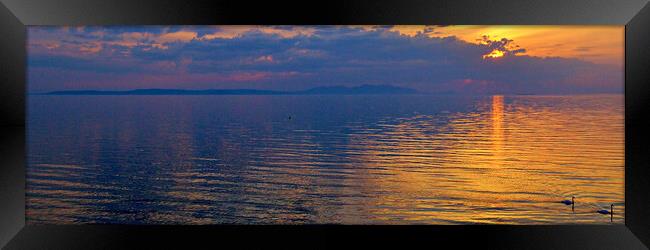 Isle of Arran sunset Framed Print by Allan Durward Photography