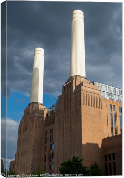 Battersea Power Station Canvas Print by Paul Berry