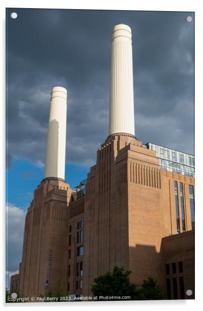 Battersea Power Station Acrylic by Paul Berry