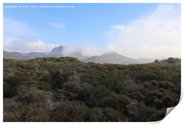 Morro Bay California Print by Arun 