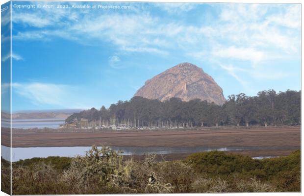 Morro Bay California Canvas Print by Arun 