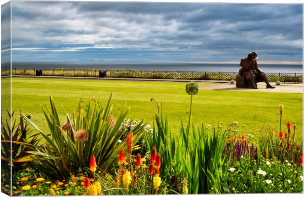 Tommy at Seaham Canvas Print by Steve Smith