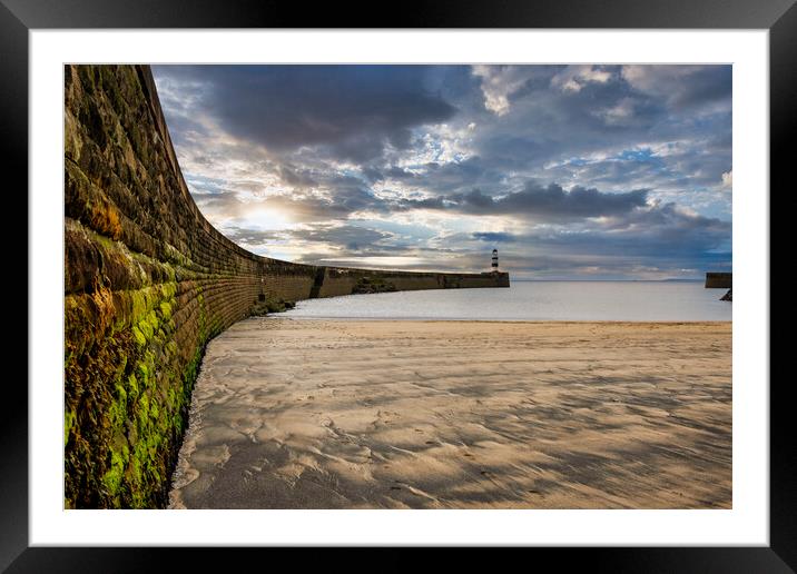 Seaham County Durham Framed Mounted Print by Steve Smith