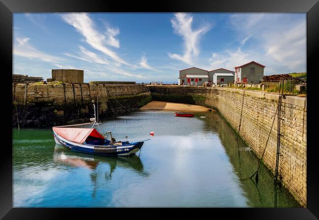 Seaham Marina Framed Print by Steve Smith