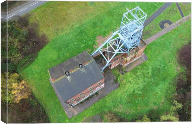 Barnsley Main Colliery Aerial View Canvas Print by Apollo Aerial Photography
