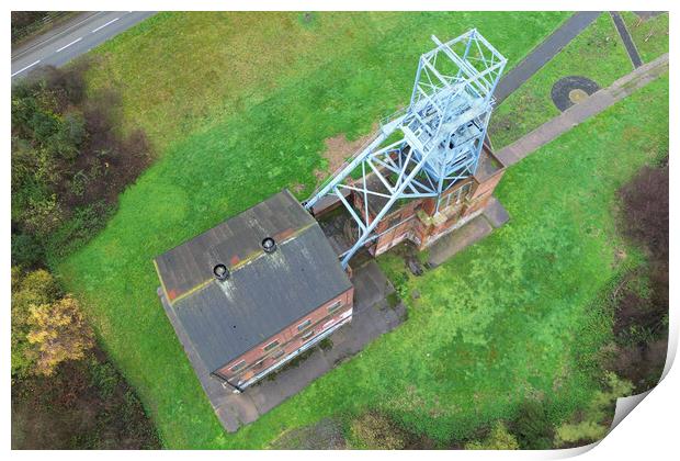 Barnsley Main Colliery Aerial View Print by Apollo Aerial Photography