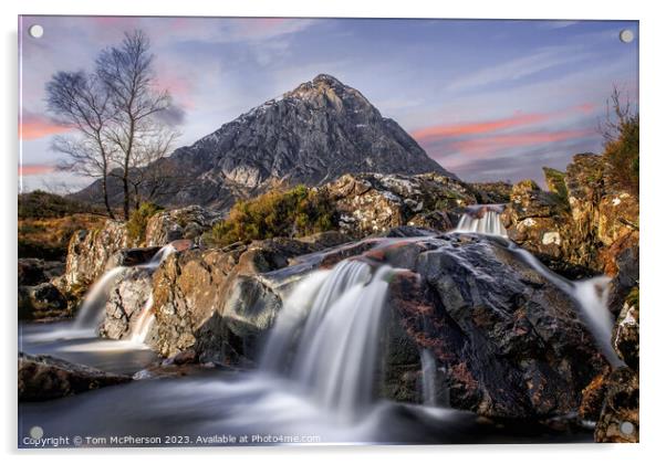 Buachaille Etive Mor, Glencoe Acrylic by Tom McPherson