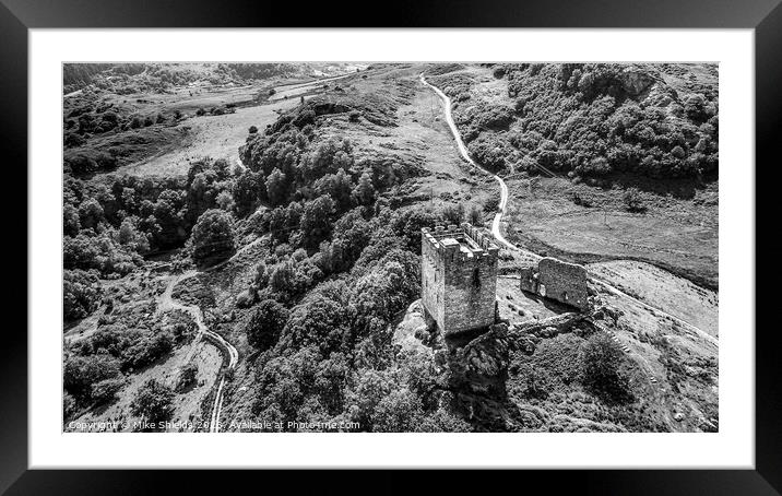 Dolwyddelan Castle Framed Mounted Print by Mike Shields
