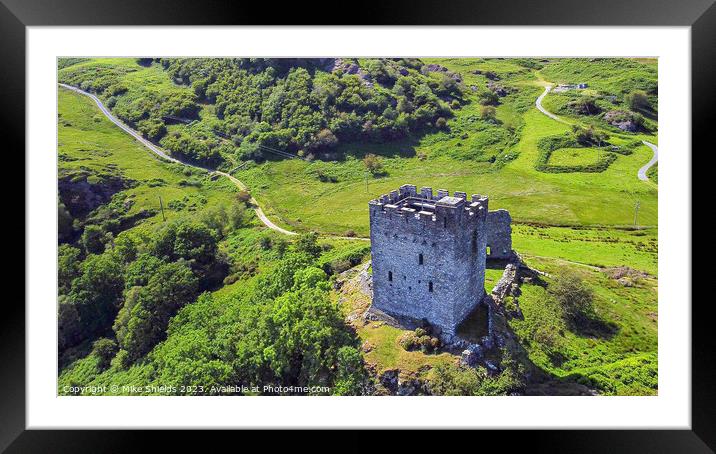 Dolwyddelan Castle Framed Mounted Print by Mike Shields