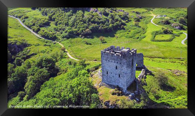 Dolwyddelan Castle Framed Print by Mike Shields