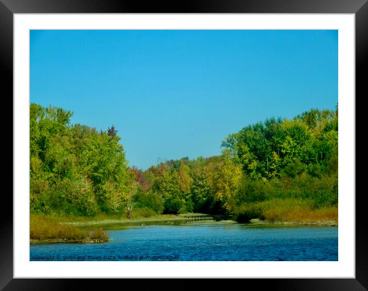Ottawa River Framed Mounted Print by Stephanie Moore