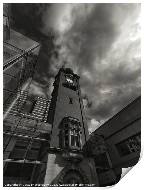 Clocktower Drama. Print by 28sw photography