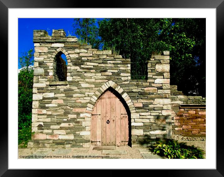 Faux Ruin Framed Mounted Print by Stephanie Moore