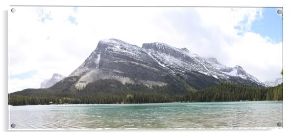 Glacier National Park Montana Acrylic by Arun 