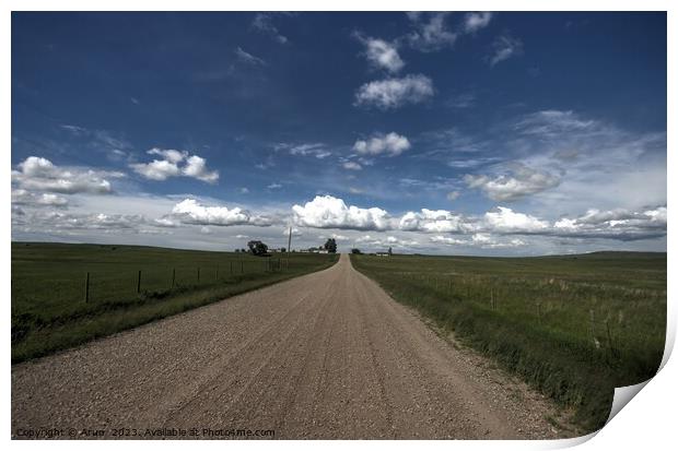 Waterton Lakes, Alberta, Canada Print by Arun 