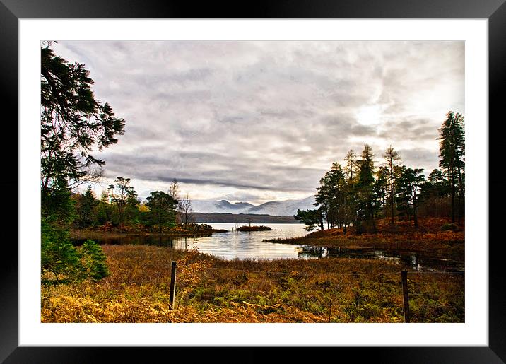A Glimpse of Loch Lochy Framed Mounted Print by Jacqi Elmslie