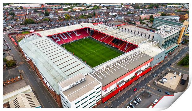 Sheffield United Football Club Print by STADIA 