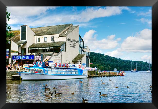 Bowness on Windermere  Framed Print by Alison Chambers