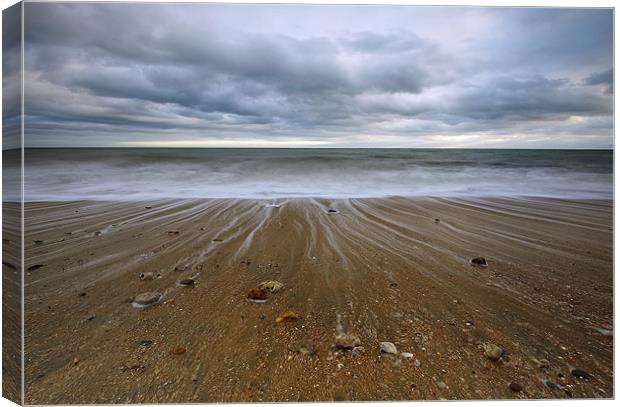 Lyme Bay Canvas Print by R K Photography