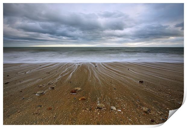 Lyme Bay Print by R K Photography