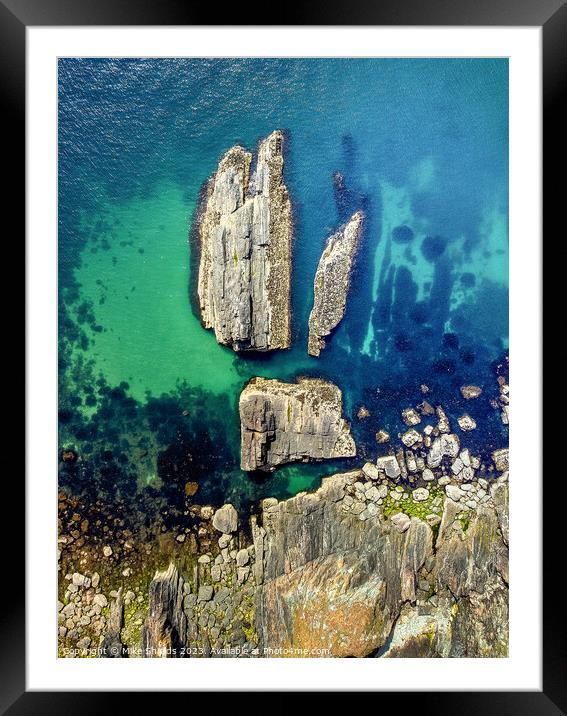 Hand of Rock Framed Mounted Print by Mike Shields