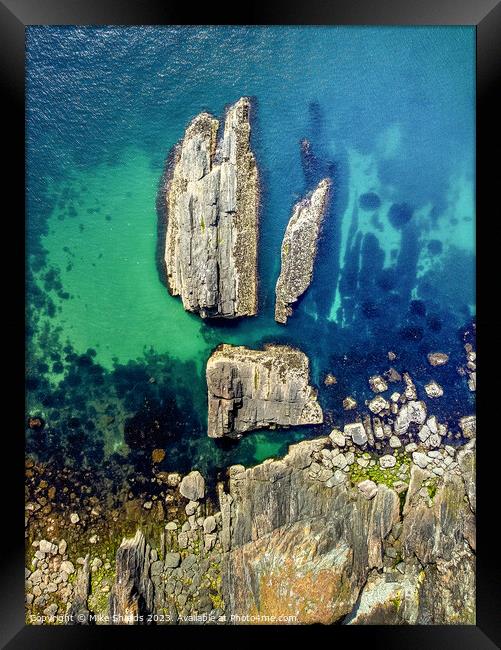 Hand of Rock Framed Print by Mike Shields