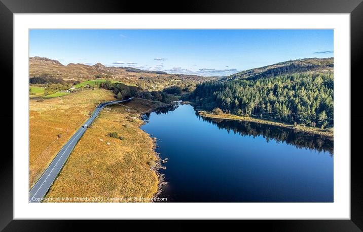  Llynnau Mymbyr Snowdonia Framed Mounted Print by Mike Shields