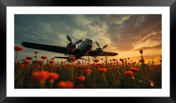 The Memphis Belle i Framed Mounted Print by CC Designs