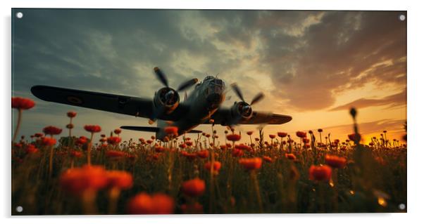 The Memphis Belle i Acrylic by CC Designs