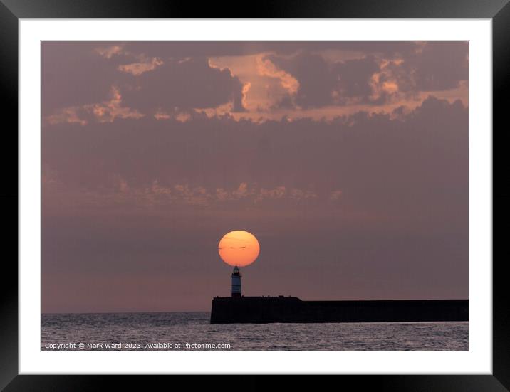 Fading Light Glory. Framed Mounted Print by Mark Ward