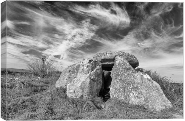 The 'Hell Stone' Canvas Print by Mark Godden