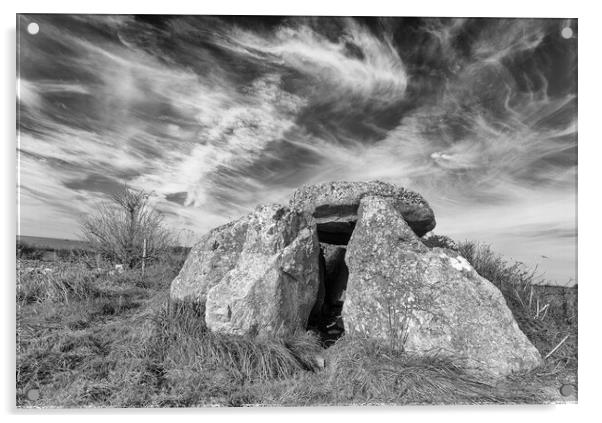 The 'Hell Stone' Acrylic by Mark Godden