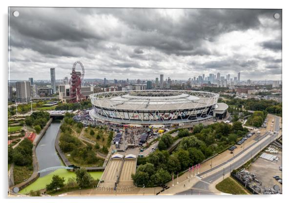 The Olympic Stadium Acrylic by Apollo Aerial Photography