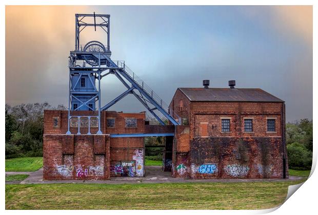 Barnsley Main Colliery Print by Steve Smith