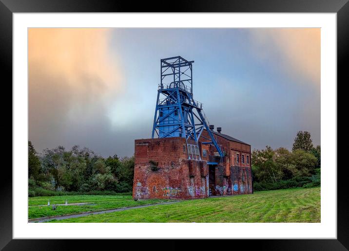 Barnsley Main Colliery Framed Mounted Print by Steve Smith