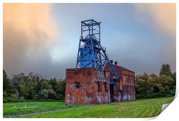 Barnsley Main Colliery Print by Steve Smith