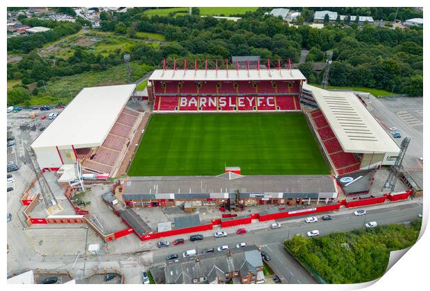 Oakwell Stadium Print by Apollo Aerial Photography