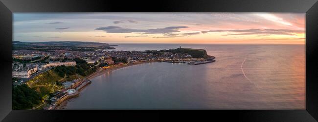 Scarborough Dawn Framed Print by Apollo Aerial Photography