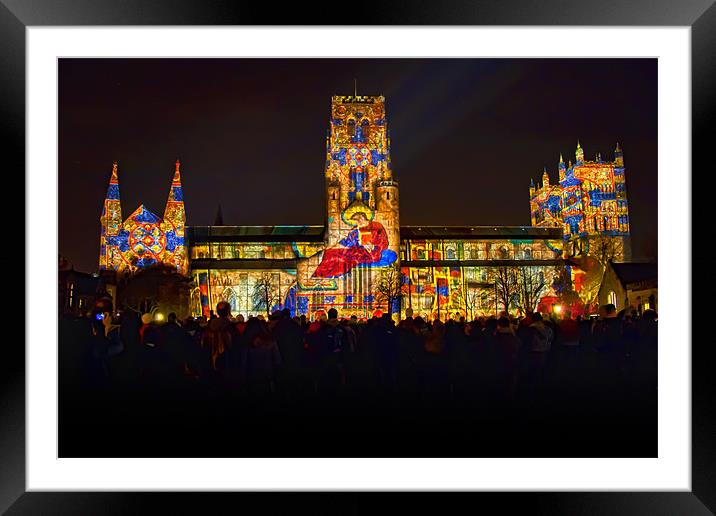 Durham Cathedral Framed Mounted Print by Northeast Images