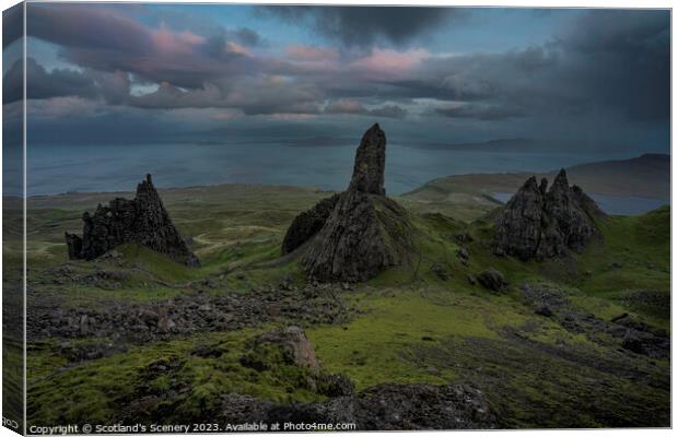 The Storr Canvas Print by Scotland's Scenery