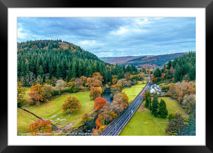 Autumn in Snowdonia Framed Mounted Print by Mike Shields