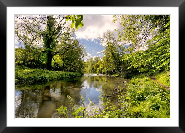 Bend in the River Blyth Framed Mounted Print by Jim Jones